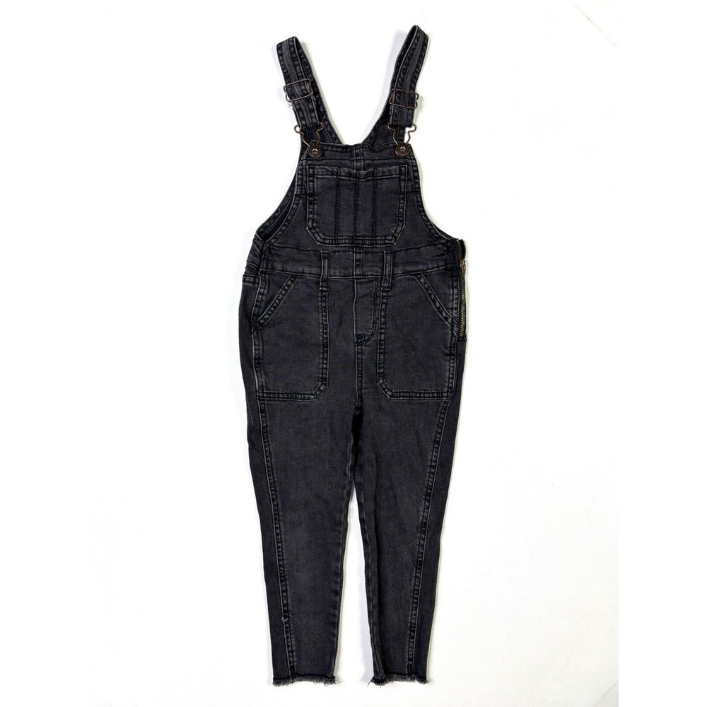 OshKosh B'gosh Black Denim Overalls Toddler 4/4A Kids